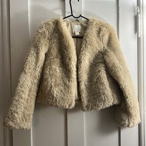 Used/like new H&M faux fur coat.